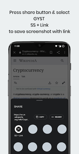 GYST Screenshot+Link Organiser ekran görüntüsü