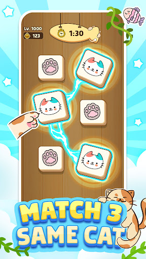 Cat Tile World: Purrfect Match ekran görüntüsü