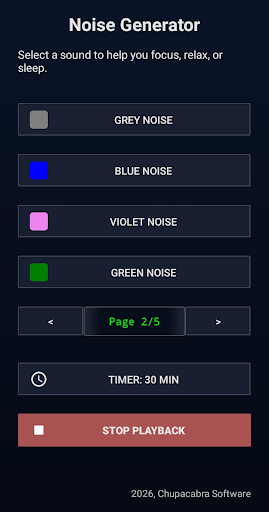 Noise Generator ekran görüntüsü