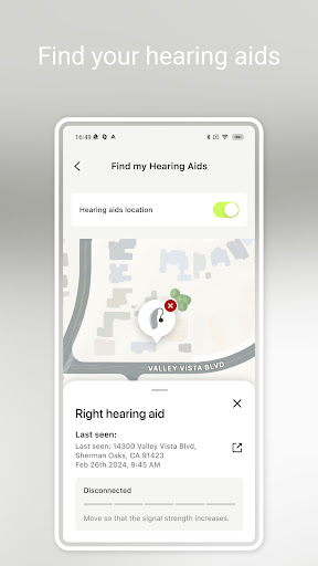 myPhonak ekran görüntüsü