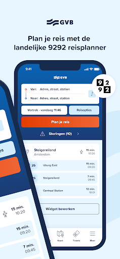 GVB reis app ekran görüntüsü