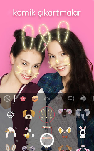 Sweet Snap -  selfie filtre ekran görüntüsü