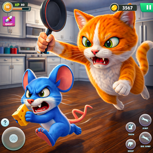 Cat vs Mouse: Prank Game