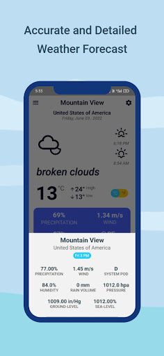 Weather Forecast ekran görüntüsü