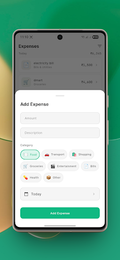 ClarityMint - Expense Tracker ekran görüntüsü