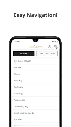 LussoCitta Boutique ekran görüntüsü