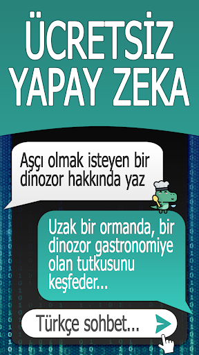 Türkçe Yapay Zeka Sohbeti ekran görüntüsü