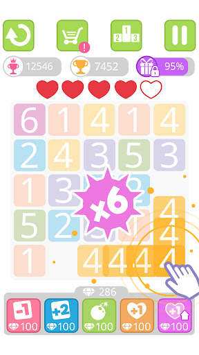 Numbers chain reaction ekran görüntüsü