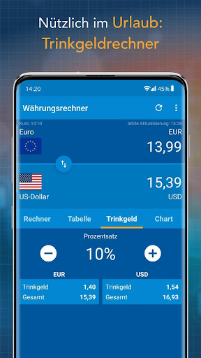 Finanzen100 Döviz Hesaplama ekran görüntüsü