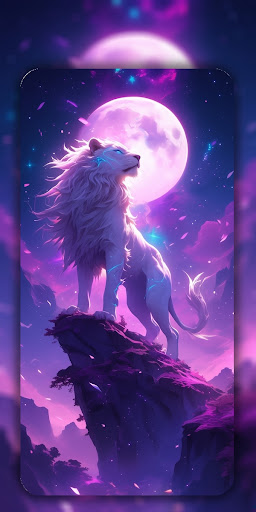 Lion Wallpaper 4K ekran görüntüsü