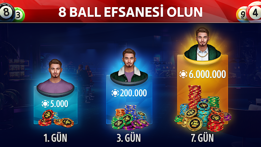 Pokerist'ten 8 Ball ekran görüntüsü