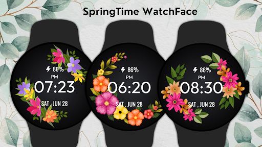 SpringTime WatchFace ekran görüntüsü
