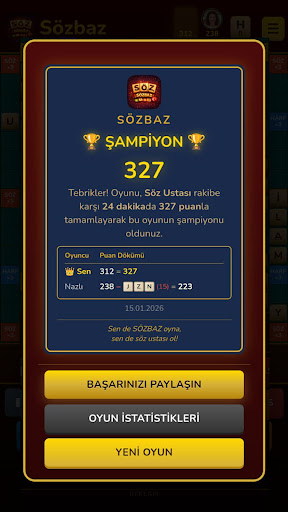 Sözbaz ekran görüntüsü