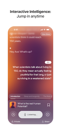 Huxe: AI Radio & Podcasts ekran görüntüsü