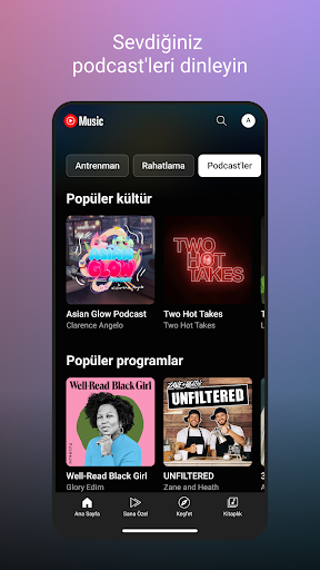 YouTube Music ekran görüntüsü