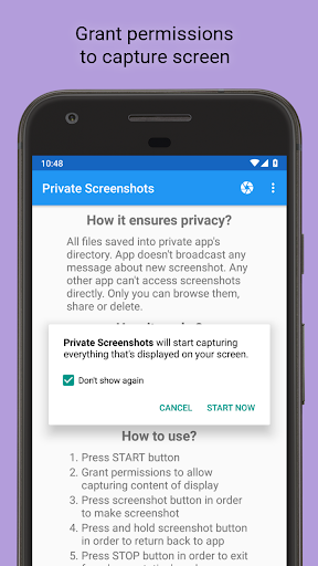 Private Screenshots ekran görüntüsü
