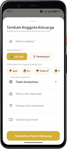 SilsilahKu Pohon Keluarga 3D ekran görüntüsü