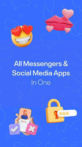KissMoji Messenger All-in-One ekran görüntüsü