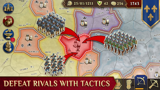 Timelines: Medieval War TBS ekran görüntüsü