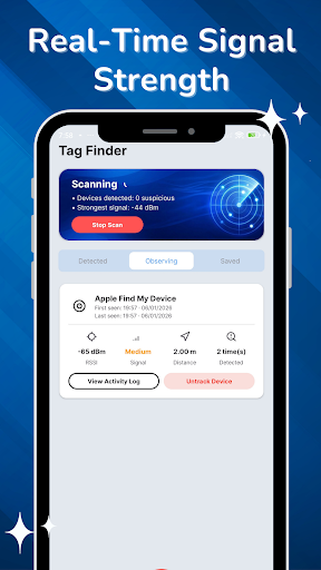 Tracker Detect Find Hidden Tag ekran görüntüsü