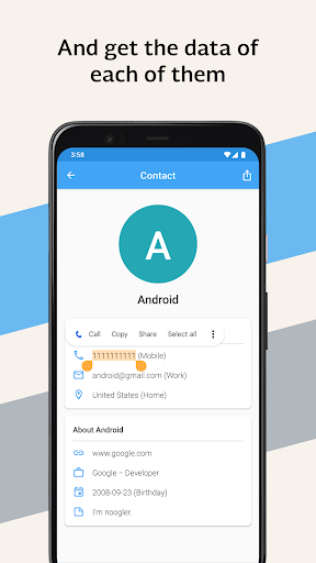 Share Contacts ekran görüntüsü
