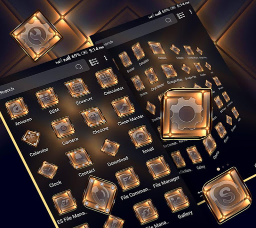 Crystal Light Launcher Theme ekran görüntüsü