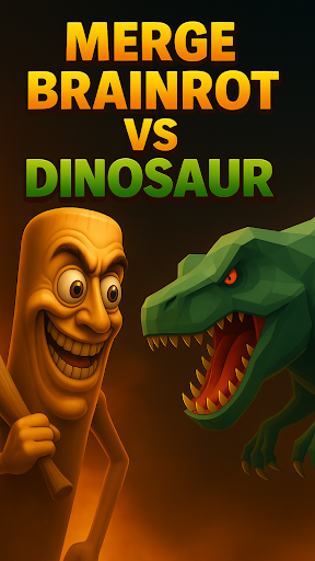 Merge Brainrot vs Dinosaur ekran görüntüsü