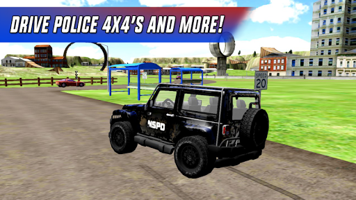 Police Car Chase Offroad ekran görüntüsü
