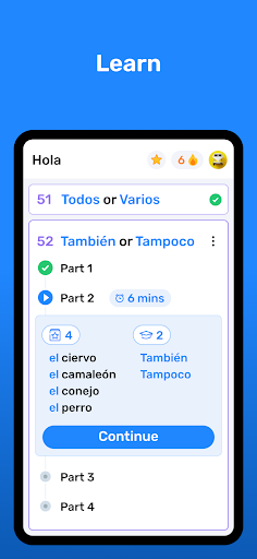 Wlingua - Learn Spanish ekran görüntüsü