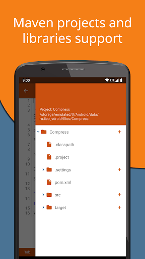 Jvdroid Pro - IDE for Java ekran görüntüsü