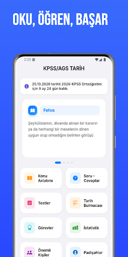 KPSS/AGS TARİH ekran görüntüsü