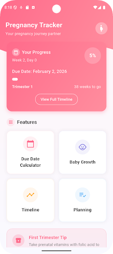 Pregnancy Tracker ekran görüntüsü