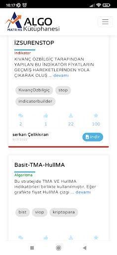 Algo Kütüphanesi ekran görüntüsü