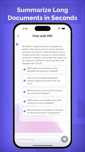 AI chat PDF - PDF Reader ekran görüntüsü