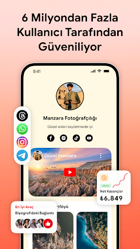 Linkbio - Web sitesi oluştur ekran görüntüsü