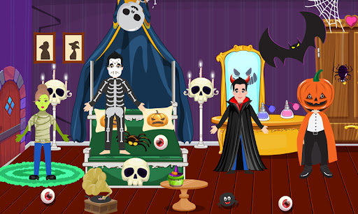Pretend Play Halloween Party ekran görüntüsü