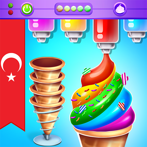 Dondurma koni Cupcake fırında