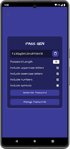 Passgen ekran görüntüsü
