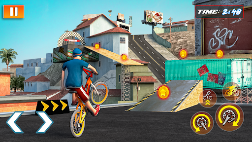 BMX Serbest Bisiklet Oyunu ekran görüntüsü