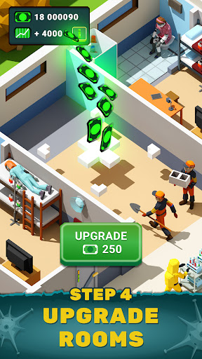 Zombie Hospital - Idle Tycoon ekran görüntüsü