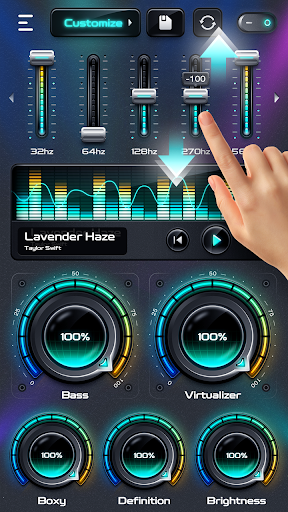 bass boosting, ses yükseltici ekran görüntüsü