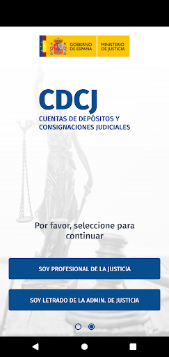 CDCJ Justicia ekran görüntüsü