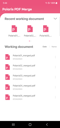Polaris PDF Merge ekran görüntüsü