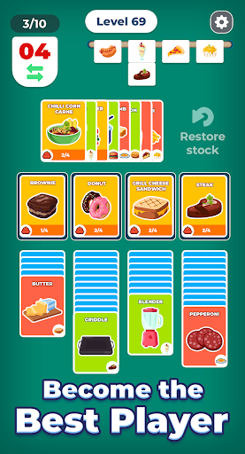 Solitaire Food: Card Journey ekran görüntüsü