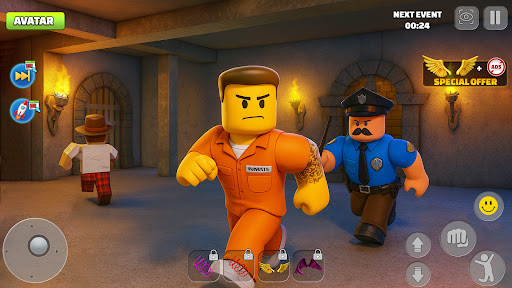 Prison Escape: Obby Parkour 3D ekran görüntüsü