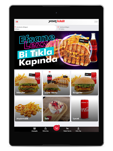 Yesen Burger Online ekran görüntüsü