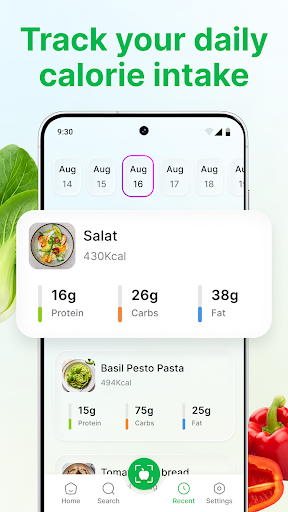 AI Calorie: Scan Food ekran görüntüsü