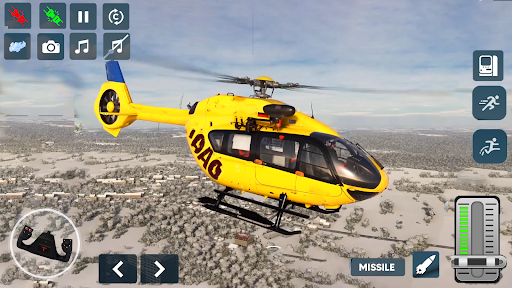 Helicopter Flying Pilot Sim 3D ekran görüntüsü