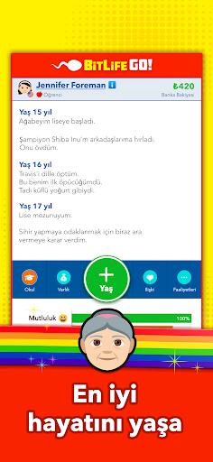 Bitlife GO! - Yaşam simülatörü ekran görüntüsü