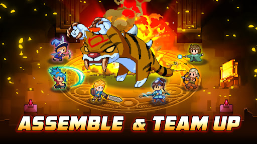 Guardian War: RPG Pixel Hero ekran görüntüsü